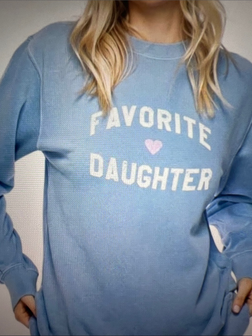 NWOT Favorite Daughter Heart Logo Sweatshirt